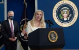 La vice-présidente nommée de la Fed, Lael Brainard, le 22 novembre 2021 à la Maison Blanche