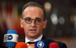 Le chef de la diplomatie allemande Heiko Maas s'exprime à Bruxelles le 15 novembre 2021