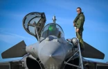 Un Rafale sur la base aérienne de Fetesti à Borcea en Roumanie, le 19 octobre 2023