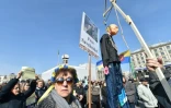Manifestation de soutien à la pilote militaire ukrainienne Nadia Savtchenko, le 6 mars 2016 à Kiev