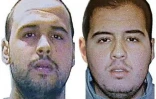 Montage de deux photos d'archives fourni le 23 mars 2016 par Interpol de  Khalid et Ibrahim  El Bakraoui
