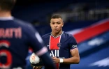 L'attaquant vedette du PSG Kylian Mbappé lors du match contre Monaco, le 21 février 2021 au Parc des Princes