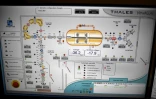 Un écran de contrôle de la nouvelle version de l'accélérateur de particules AGLAE. Il est le fruit d'une collaboration entre le CNRS, C2RMF et ChimieParistech, cofinancée par le programme "Investissement d'avenir", la Ville de Paris et le ministère français de la Culture