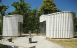 Des toilettes publiques non genrées à Vienne, en Autriche, le 12 août 2026.