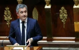 Le ministre de l'Intérieur Gérald Darmanin prononce un discours sur la révision constitutionnelle, le 13 mai 2024 à Paris