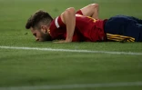 L'Espagnol Jordi Alba face au Portugal en Ligue des nations, le 2 juin 2022 à Séville
