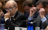 Le ministre français des Affaires étrangères Jean-Yves Le Drian, le 6 février 2019 à Washington