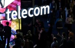 Des visiteurs au salon mondial du mobile, le 28 février 2022 à Barcelone