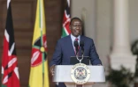 Le président du Kenya, William Ruto, s'exprime lors d'une conférence de presse à Nairobi, le 4 juillet 2024