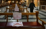 A Rome, les fidèles à la messe après deux mois de culte virtuel