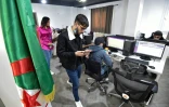 Des employés de la start-up Yassir, le 23 février 2022 à Alger