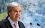 Le secrétaire général de l'ONU Antonio Guterres à Genève le 23 février 2026