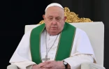 Le pape François lors d'une messe place Saint-Pierre au Vatican, le 9 février 2025