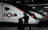 Des TGV à quai à la gare de Lyon au 16e jour de la grève contre la réforme des retraites, le 20 décembre 2019 à Paris