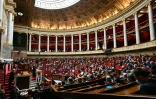 L'Assemblée nationale pendant le discours du Premier ministre Jean Castex sur l'Ukraine, le 1er mars 2022