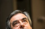 François Fillon, député Les Républicains, candidat à la primaire à droite, lors d'une conférence de presse à Paris le 12 avril 2016