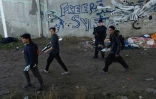Des migrants quittent la "Jungle" de Calais, le 27 octobre 2016