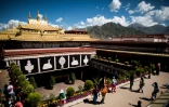 Le temple de Jokhang, le 10 septembre 2016 à Lhassa au Tibet