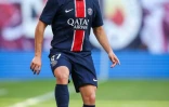 Le milieu portugais Joao Neves avec le Paris Saint-Germain, le 10 août 2024 à Leipzig