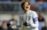 La Japonaise Saki Kumagai lors d'un match contre les Etats-Unis, le 27 février 2019 à Chester lors de la SheBelieves Cup