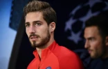 Le gardien allemand du PSG Kevin Krapp, le 31 octobre 2017 au Parc des Princes