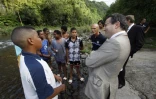 Visite de Martin Hirsch  à la Réunion