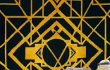 Un tapis fabriqué à Tabriz, lors d'une exposition de tapis iraniens, le 26 août 2022 à Téhéran