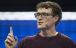 Le cofondateur du Web Summit, Paddy Cosgrave, à l'ouverture de l'événement à Lisbonne, le 11 novembre 2024 au Portugal