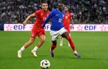 L'attaquant français Randal Kolo Muani contre le Luxembourg, le 5 juin 2024 à Metz