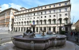 Vue sur le palais Chigi, siège du gouvernement italien, le 30 mai 2018