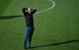 Le technicien du Real Madrid Zinédine Zidane avant une séance d'entraînement à Valdebebas, le 16 octobre 2017  