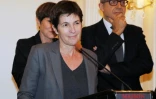 L'écrivaine Christine Angot à Paris le 2 novembre 2015