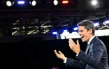 L'ex-Premier ministre et candidat de Renaissance à la présidentielle française, Gabriel Attal, lors de son premier meeting de campagne à Paris, le 30 mai 2026