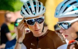 Le leader de l'AG2R La Mondiale Romain Bardet sur le Tour Down Under à Adelaide, le 21 janvier 2020