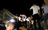 Secours sur l'île d'Ischia, au large de Naples, en Italie, le 21 août 2017