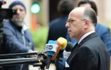 Le ministre de l'Intérieur  Bernard Cazeneuve le 9 novembre 2015 à Bruxelles