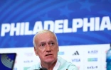 Didier Deschamps donne une conférence de presse, le 3 juillet 2026 à Philadelphie aux Etats-Unis