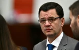 L'ancien ministre de la Justice du gouvernement Bolsonaro, Anderson Torres (g) et son avocat, comparaît devant la la Cour suprême bréslienne, le 10 juin 2025 à Brasilia
