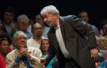 Luiz Inacio Lula Da Silva lors d'un meeting de soutien à Dilma Rousseff le 11 avril 2016 à Rio de Janeiro
