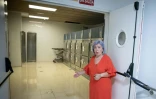 María José Meilán, directrice de l'Institut médico-légal de Las Palmas, le 15 octobre 2023 à la morgue de Las Palmas, aux Canaries