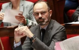 Le Premier ministre Edouard Philippe sur les bancs de l'Assemblée le 25 février 2020