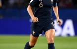 Amandine Henry lors du quart de finale de Coupe du monde perdu par la France contre les Etats-Unis le 28 juin 2019 au Parc des Princes 