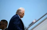 Donald Trump dans le Maryland, aux Etats-Unis, le 12 mai 2025