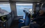 Dans le train de la côte Bleue à Niolon, près de Marseille, le 20 mai 2021