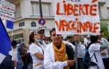 Manifestation contre le pass sanitaire et l'obligation vaccinale pour certaines professions, le 11 septembre 2021 à Paris