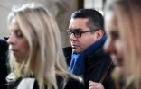Antoine Quirin, un des deux policiers acquittés le 22 avril 2022 pour le viol d'une touriste canadienne, lors de sa comparution devant les assises le 14 janvier 2014, à Paris