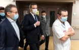 Olivier Véran visite l'hôpital Avicenne à Bobigny le 29 janvier 2021