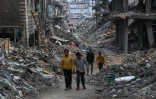 Destructions à Beit Lahia, dans le nord de la bande de Gaza, le 9 mars 2025