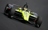 Le Français Sébastien Bourdais au volant de sa Coyne Racing Honda lors des qualifs des 500 miles d'Indianapolis, le 24 mai 2019