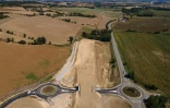 Construction de l'A69, à Verfeil (Haute-Garonne), le 2 septembre 2024